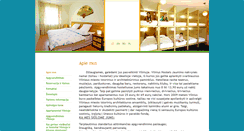Desktop Screenshot of hostelsvilnius.lt