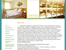 Tablet Screenshot of hostelsvilnius.lt